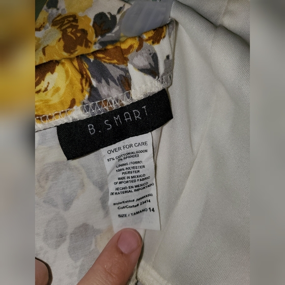 B. Smart Floral Strapless Mini Dress 14 - Picture 5 of 6